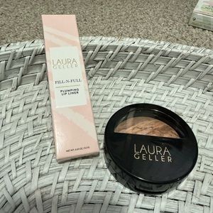 Brand new Laura Geller plumping lip liner, baked balance & glow foundation